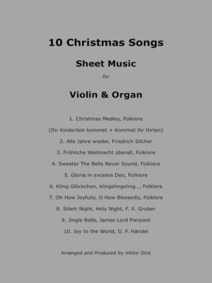 cover image of 10 Christmas Songs (Violin & Organ)